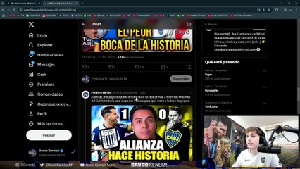 davoo xeneize opina del sorteo de champions 2025