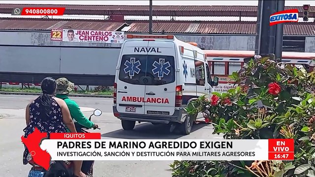 Suboficial de la Marina sufrió brutal golpiza en base naval de Iquitos: Sus padres exigen justicia