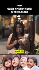 Gadis kristen yang bekerja si toko jilbab