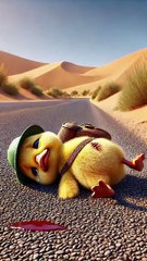 Poor little duck 🐥 _DuckRescue _CuteAnimals _AnimalRescue(4K_HD)