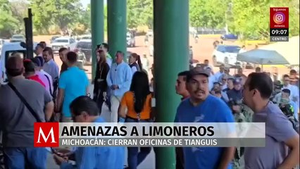 Cierran oficinas administrativas del Tianguis Limonero por amenazas del crimen organizado