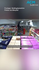 Alleged thief climbs through ceiling to steal lotto scratchies and crisps