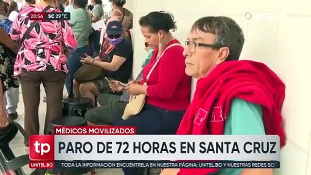 Trabajadores suspenderán de nuevo atención en centros y hospitales cruceños desde este lunes
