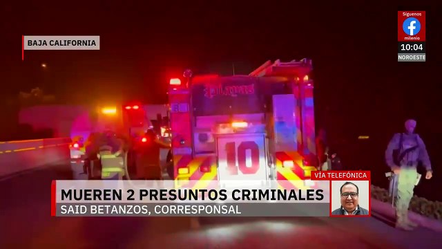 Criminales mueren calcinados tras persecución en Rosarito, Baja California