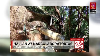 Aseguran 27 narcolaboratorios en Sinaloa durante un operativo conjunto