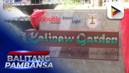 Kalinaw Garden ng Southern Philippines Medical Center, binuksan na