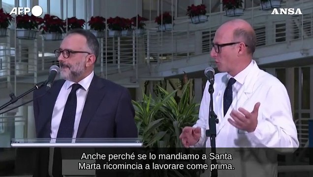 Papa, il medico: Restera' ricoverato almeno tutta la prossima settimana