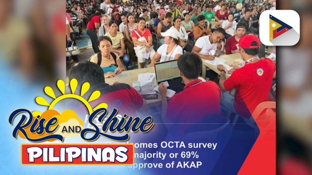 DSWD, ikinatuwa ang resulta ng survey ng Octa Research Group kung saan mayorya ng mga Pilipino ang sumusuporta sa AKAP