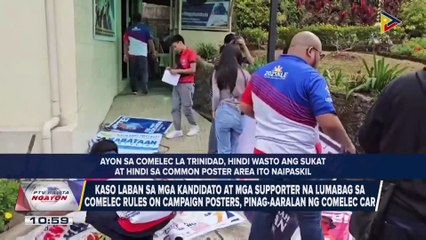 Kaso laban sa kandidato at mga supporters na lumabag sa Comelec...