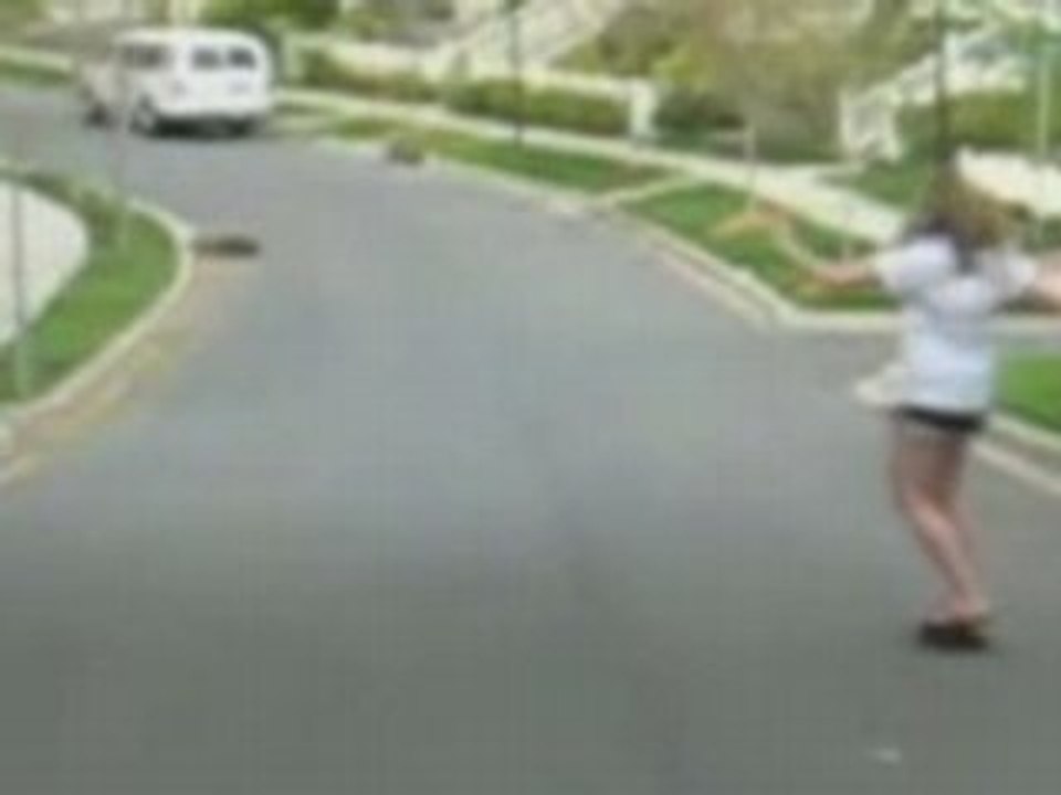 Fille + Skate = Chute