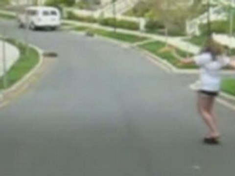 Fille + Skate = Chute