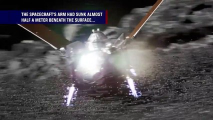 How Deep Did OSIRIS-REx Spacecraft's Arm 'Plunge' Into Asteroid Bennu?