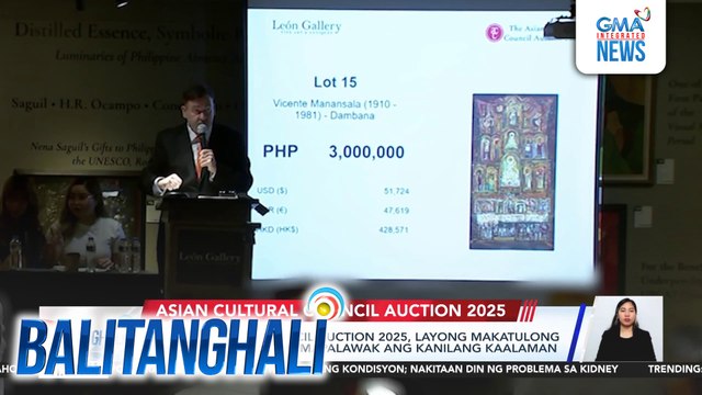 Asian Cultural Council Auction 2025, layong makatulong sa Filipino artists na mapalawak ang kanilang kaalaman | Balitanghali