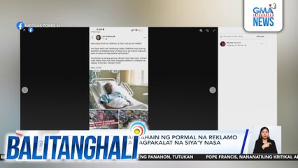 Hepe ng PNP-CIDG, maghahain ng pormal na reklamo laban sa vlogger na nagpakalat na siya'y nasa ospital umano | Balitanghali