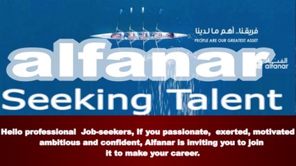 Alfanar Seeking Talented professionals, Job, Job, Job