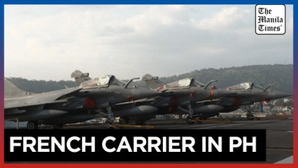 French nuclear-powered carrier makes first visit to Philippines