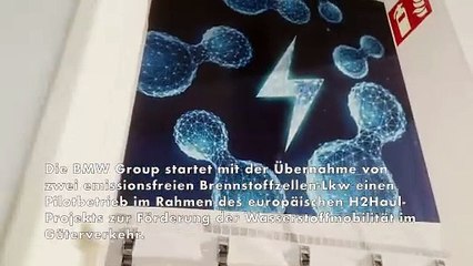 Meilenstein für die BMW Group Transportlogistik - Volle Kraft voraus mit den ersten Wasserstoff-Lkw