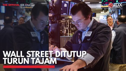 Wall Street Ditutup Turun Tajam