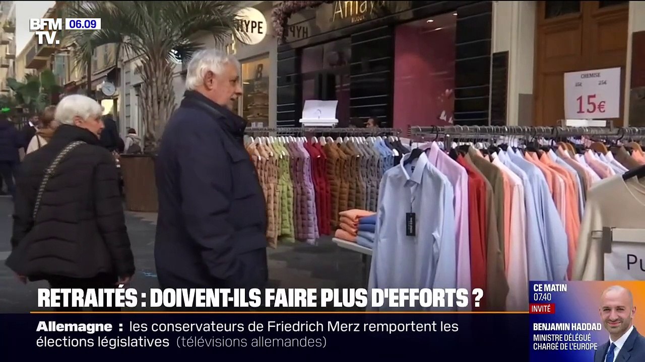 Faire contribuer les retraités? Éric Lombard propose de "rééquilibrer le niveau de vie entre salariés et retraités"