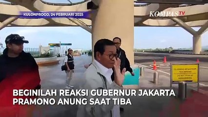 Begini Reaksi Gubernur Jakarta Pramono Anung saat Tiba di Bandara, Ikut Retret Kepala Daerah?