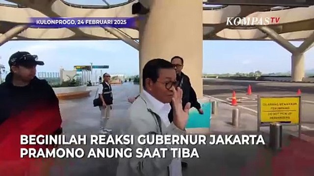 Begini Reaksi Gubernur Jakarta Pramono Anung saat Tiba di Bandara, Ikut Retret Kepala Daerah?