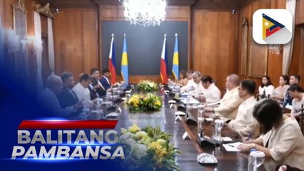 Palau Pres. Surangel Whipps Jr., binisita si PBBM sa Malacañang;