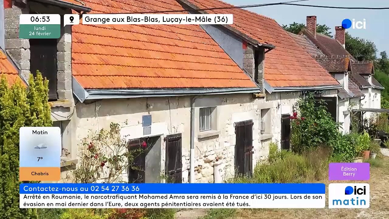 24/02/2025 - ici matin par ici Berry en vidéo