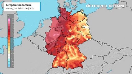 Erstmal geht das deutlich "zu warme" Wetter weiter - ab Mittwoch wieder etwas kühler