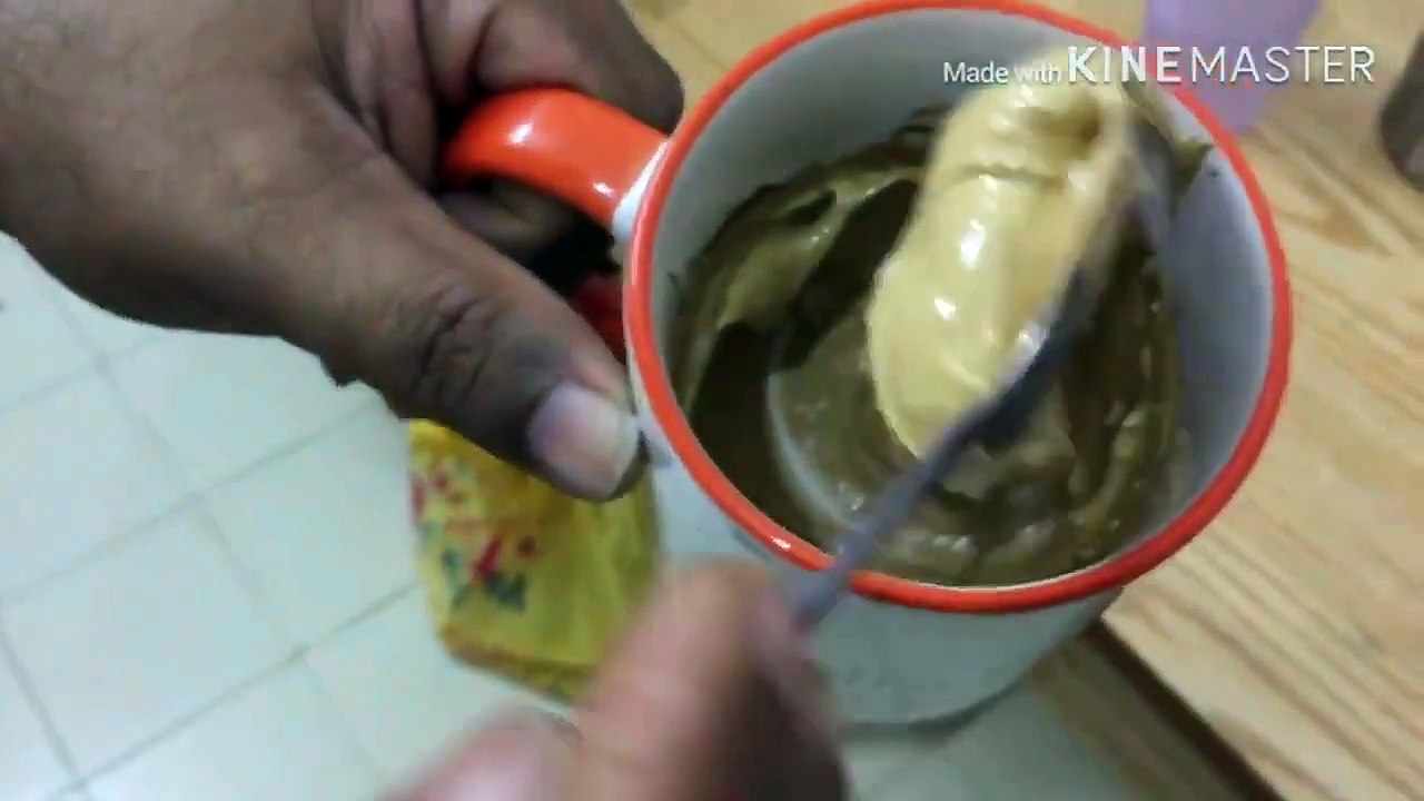 making cappuccino