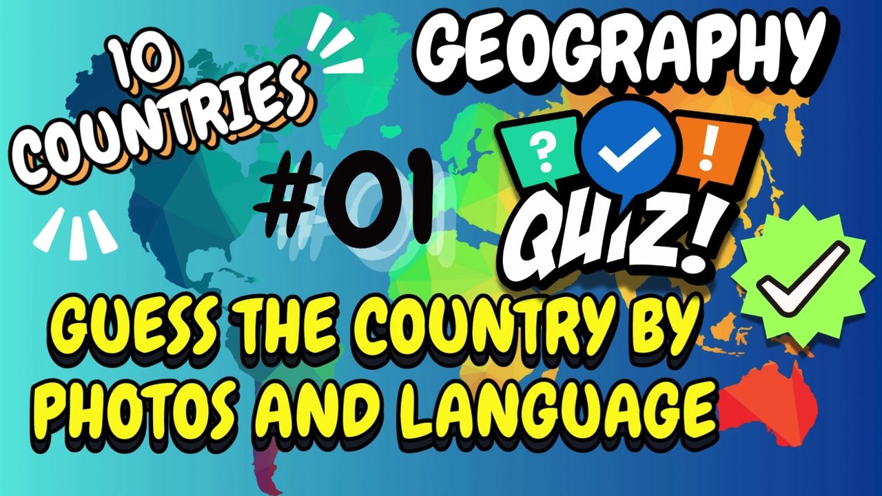 Geography Quiz Challenge: Guess the Country by Photos & Language! 🌍 | 10 Fun Quizzes with Timer & Flag Reveals
