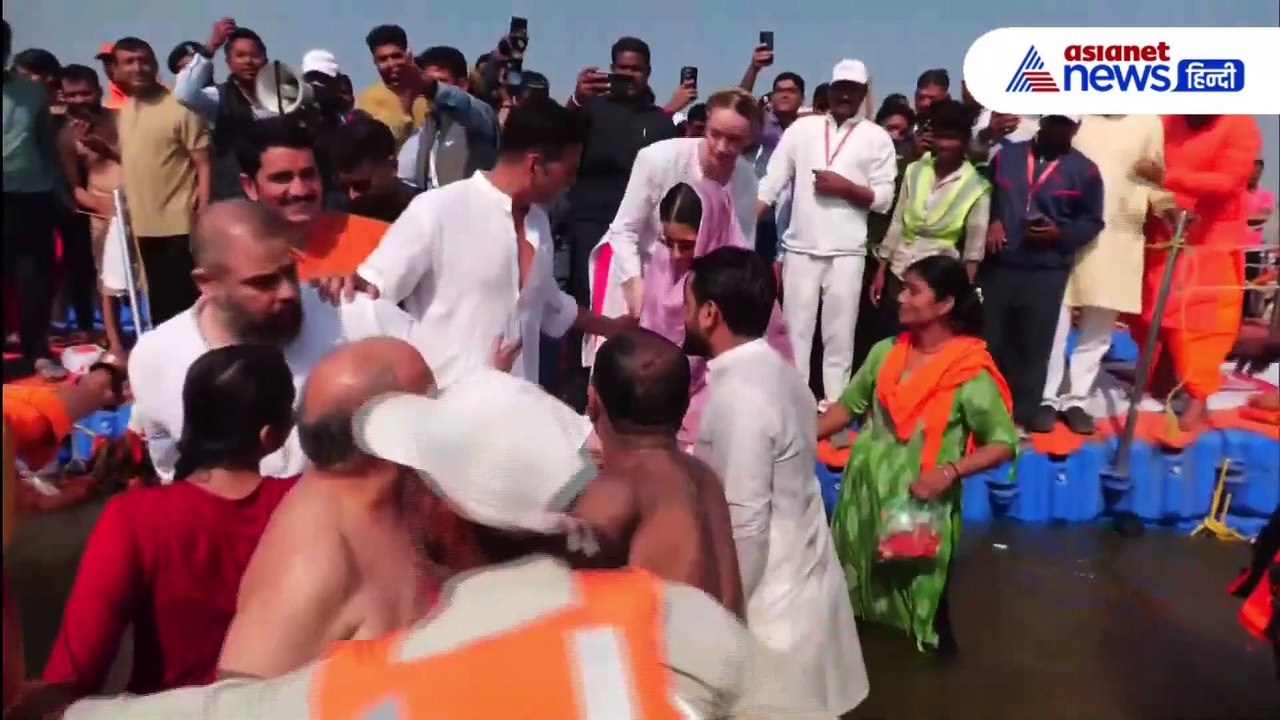 अक्षय कुमार ने परिवार संग लगाई संगम में डुबकी, योगी को लेकर अभिनेता ने क्या कहा