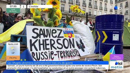 Nathaliya Batarina, de l'association franco-ukrainienne Volya à Nantes