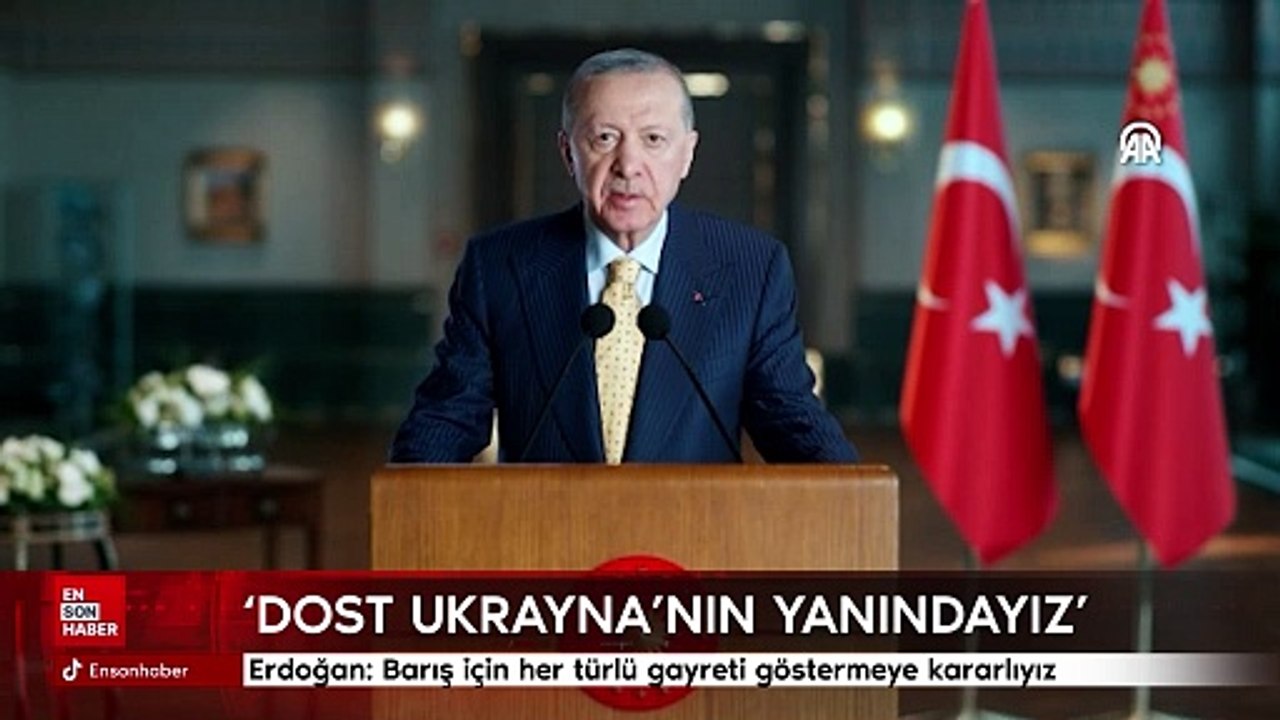 Cumhurbaşkanı Erdoğan: Savaşın sonlandırılması için her türlü gayreti göstermeye kararlıyız