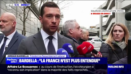 Agriculture: "Emmanuel Macron remet en cause la souveraineté alimentaire de la France", pour Jordan Bardella