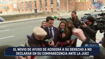 El novio de Ayuso se acogerá a su derecho a no declarar en su comparecencia ante la juez