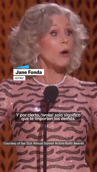 Jane Fonda: "No debemos aislarnos, debemos permanecer en comunidad"