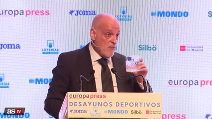 Tebas: “Empiezo a sentir vergüenza como madridista”