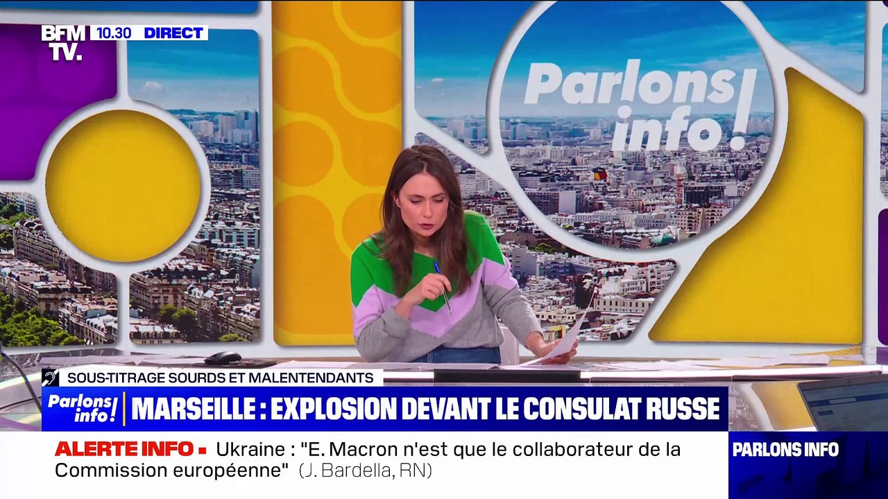 Plusieurs engins explosifs lancés ce matin dans le jardin du consulat de Russie à Marseille - Aucune personne n'a été blessée - VIDEO