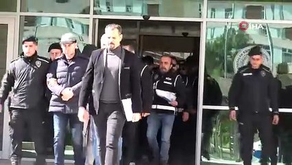 Antalya’da ‘KISKAÇ-40’ operasyonunda yakalanan 77 kişi adliyeye sevk edildi