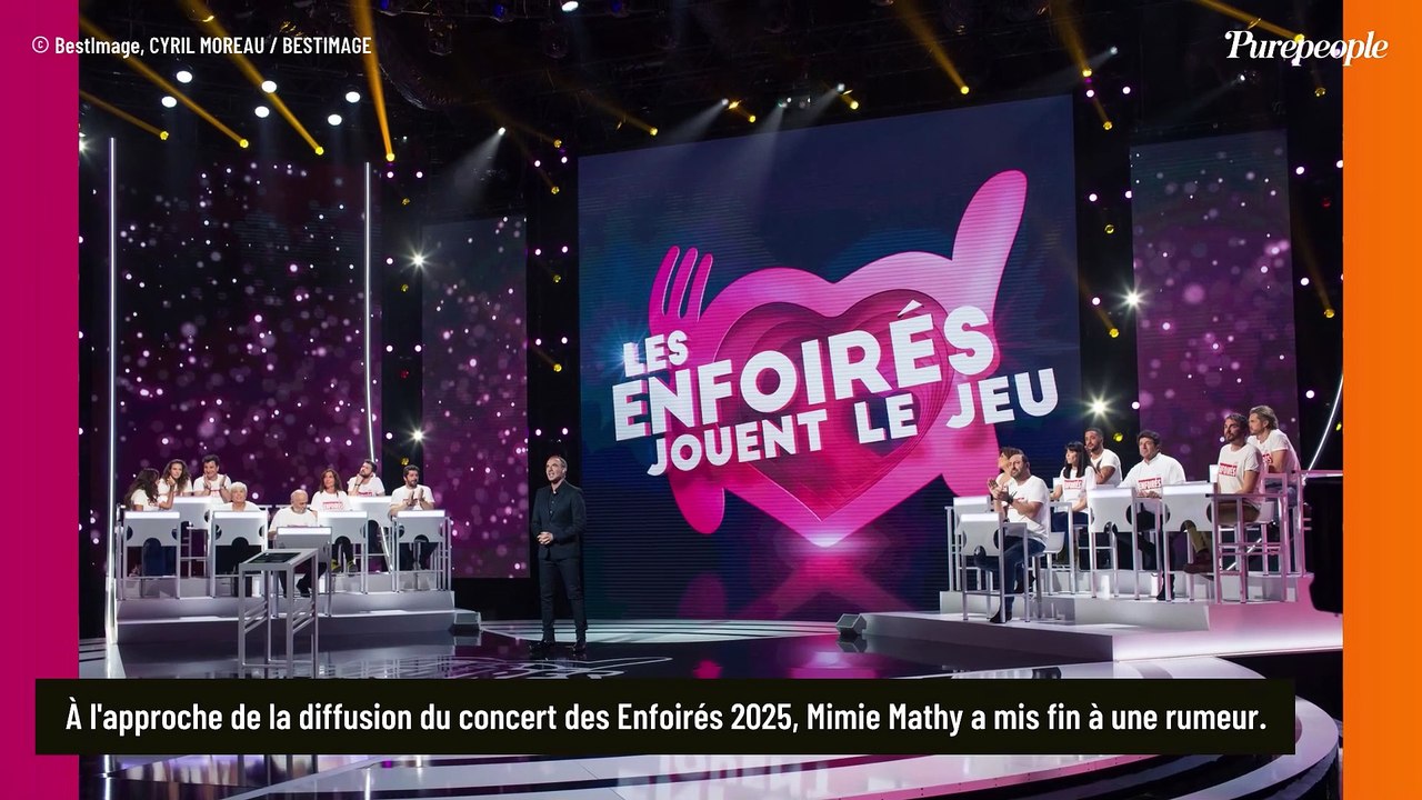 "Quand on lit qu'on se tire la bourre en coulisses..." : Aux Enfoirés, Mimie Mathy révèle ce que les artistes font "à leurs frais"