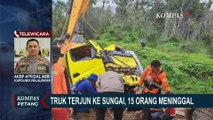 [FULL] Update! Kapolres Pelalawan Ungkap Pencarian Korban Truk Terjun ke Sungai: 15 Meninggal Dunia