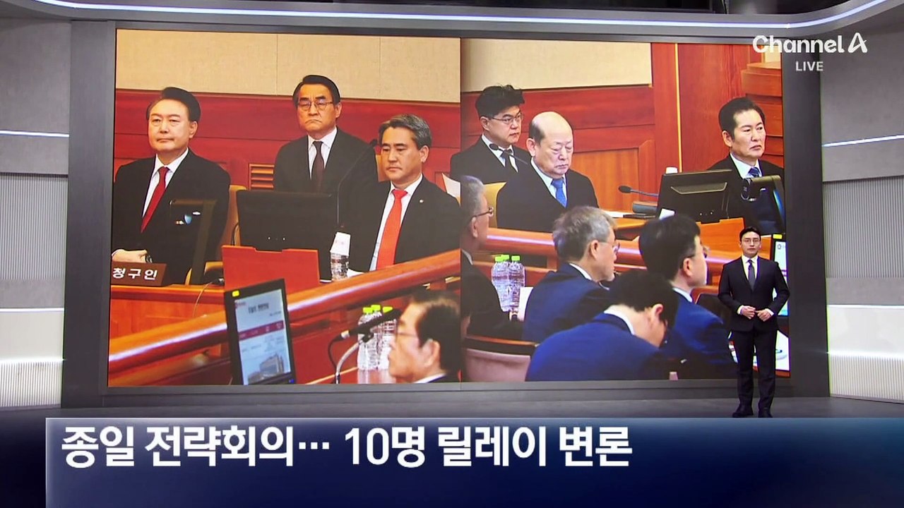 종일 탄핵심판 최종변론 전략회의…국회 측, 10명 릴레이 변론