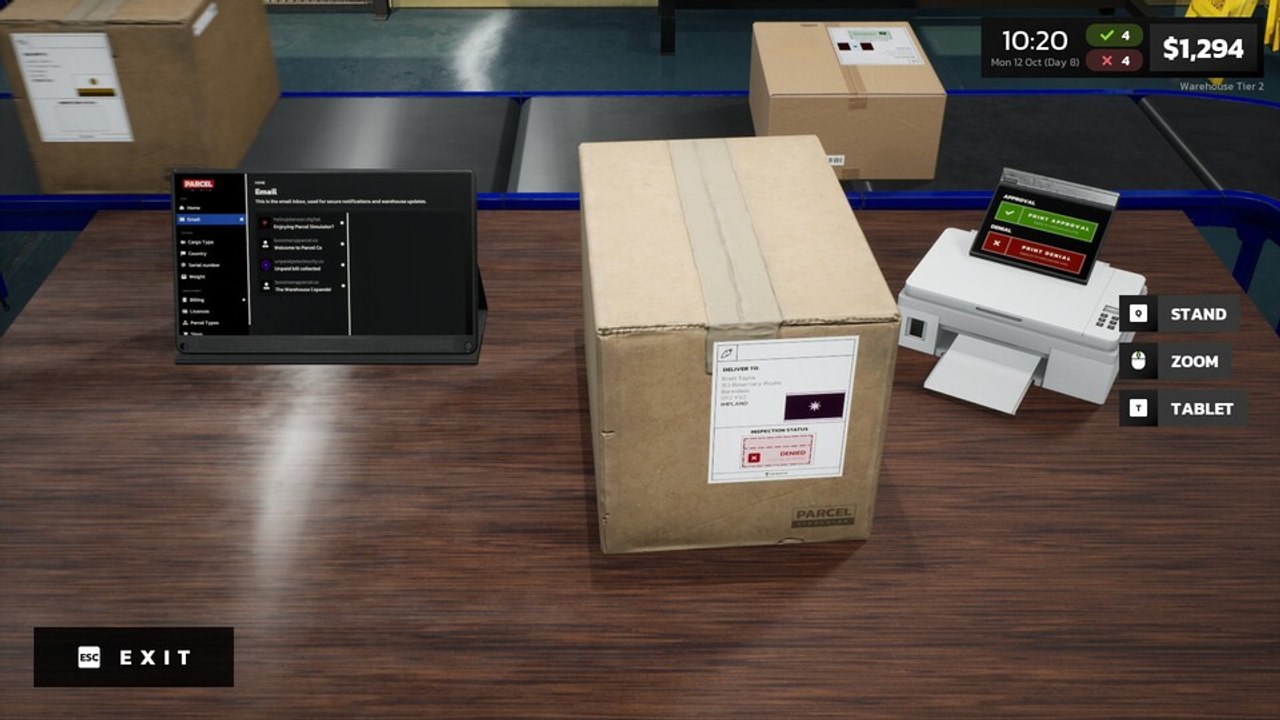 Papers, Please mit Paketen: In Parcel Simulator entscheidet ihr, ob die Post verschickt werden darf