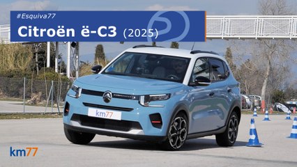 Citroën ë-C3 2025 - Maniobra de esquiva  (moose test) y eslalon | km77.com