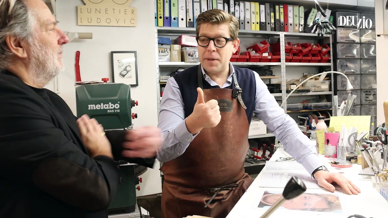 Dans l’atelier du Lunetier Ludovic,  créateur de lunettes sur mesure