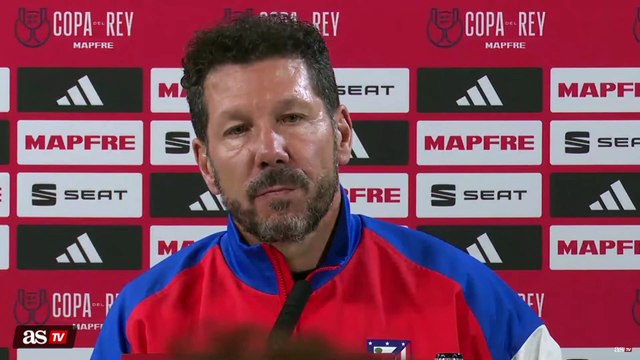 Rueda de prensa de Diego Pablo Simeone, rueda de prensa previa de Copa del Rey