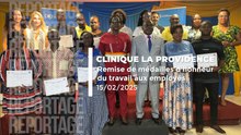 LA CLINIQUE LA PROVIDENCE A REMIS DES MÉDAILLES D'HONNEUR DU TRAVAIL À SON PERSONNEL