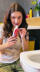 What Happens When You Hide Candy in Toothpaste? 🤯 #123go