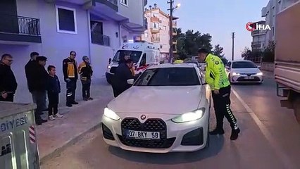 Arabada sızdı, karşısında polisleri görüp gaza basınca ortalık karıştı!