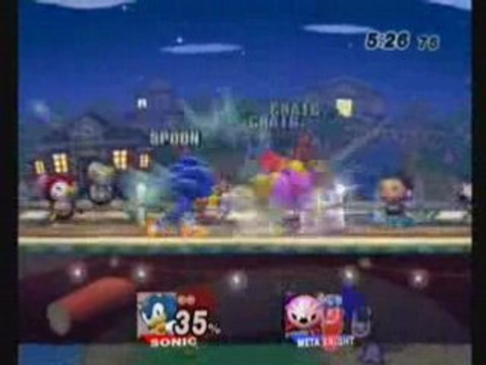 SSBB: Craig (Meta) vs Spoon (Sonic)